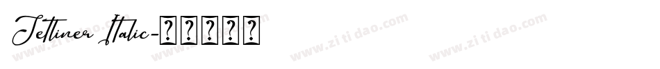 Jetliner Italic字体转换
